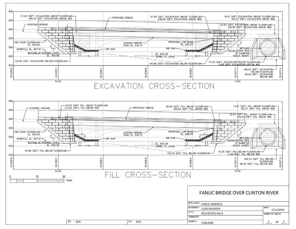 Drainage configurations created in AutoCAD based on TS&L drawings. My role was to map drainage areas and draft drainage plans.